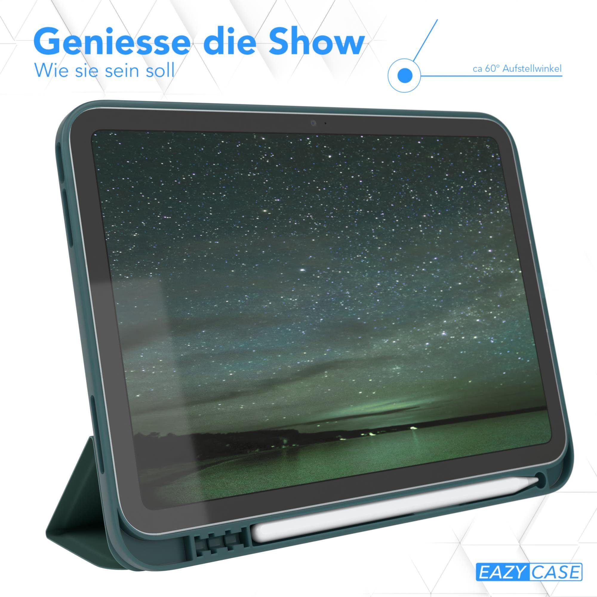 EAZY CASE Tablet-Hülle Penholder Smartcase für Apple iPad 10. Gen. (2022) 10,9 Zoll, Etui Klapp Cover Schutzhülle Smart Case Sleep Modus Funktion Grün