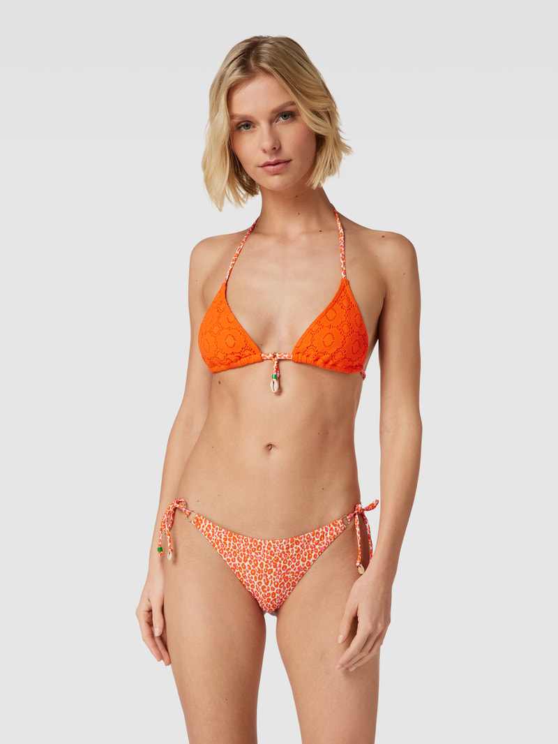 Bikini-Set mit Animal-Print Modell 'RICOLINA HIPPIE' in orange