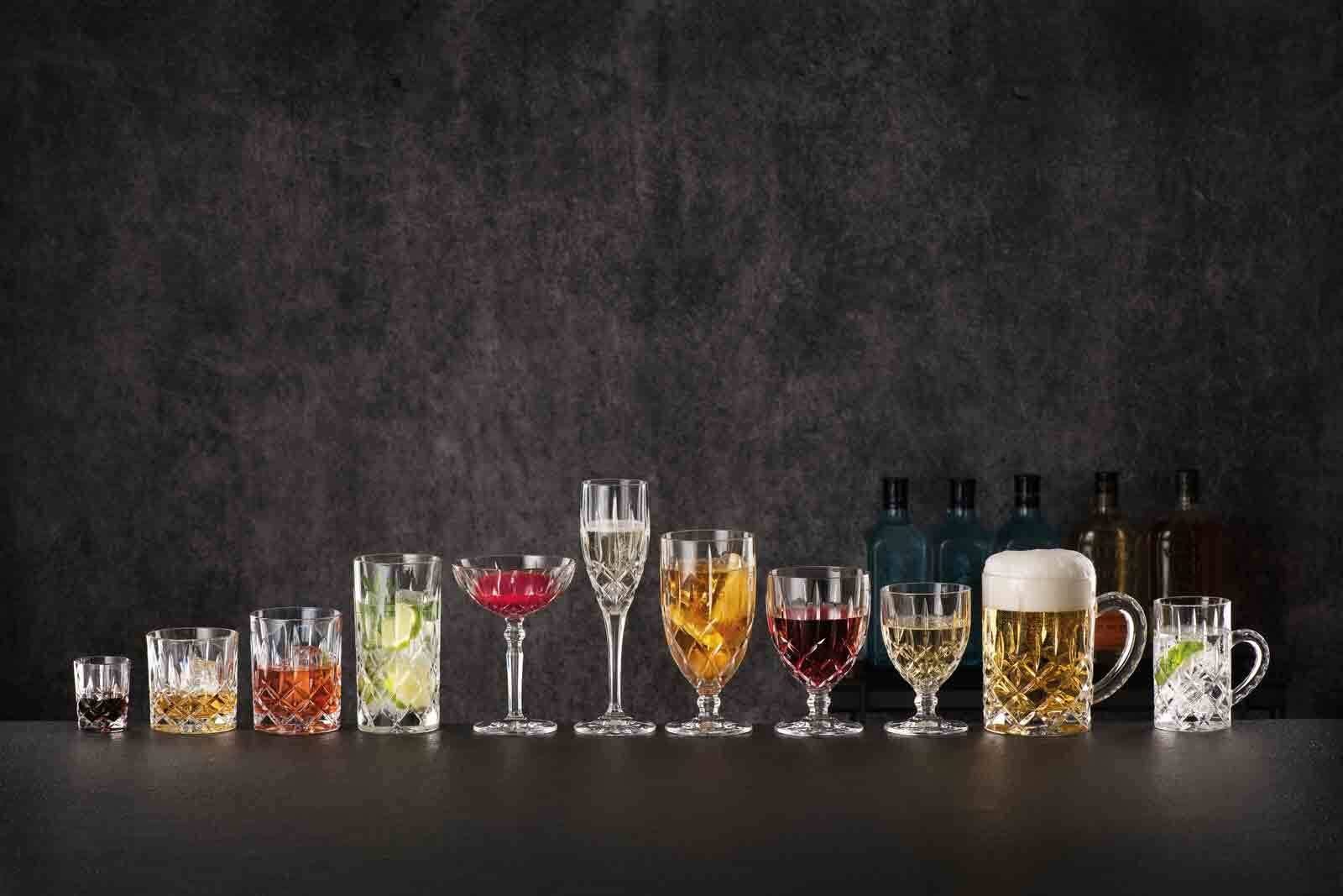 Nachtmann Bierglas Noblesse Biergläser 425 ml 4er Set, Glas