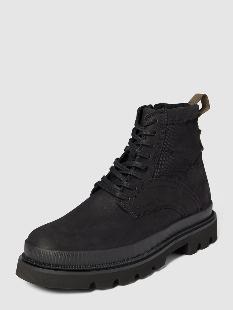 Chelsea Boots aus Leder Modell 'BADELL' in schwarz
