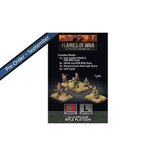 Fallschirmjager Platoon (Plastic)