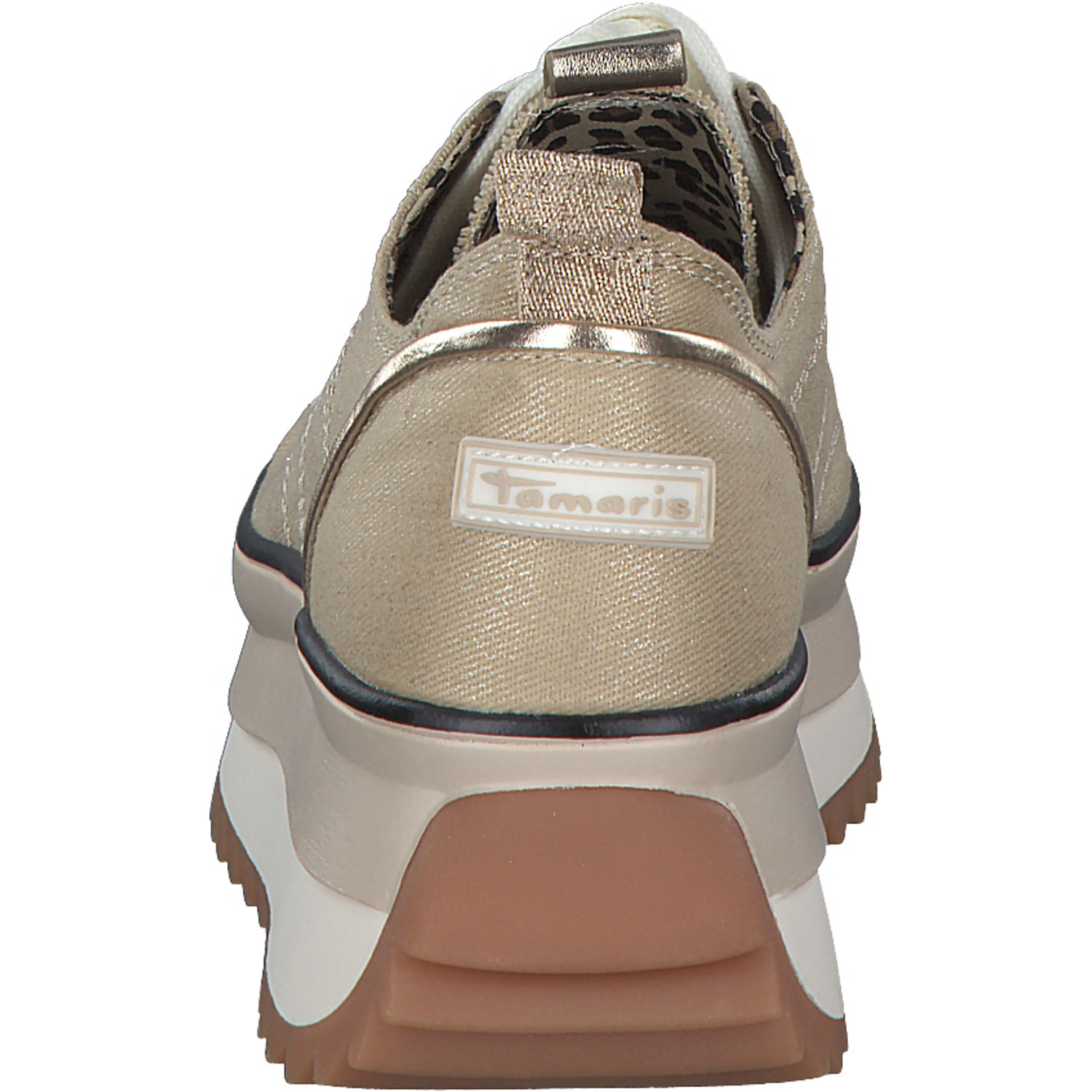 Tamaris 23731, Schnürschuhe, Damen, gold