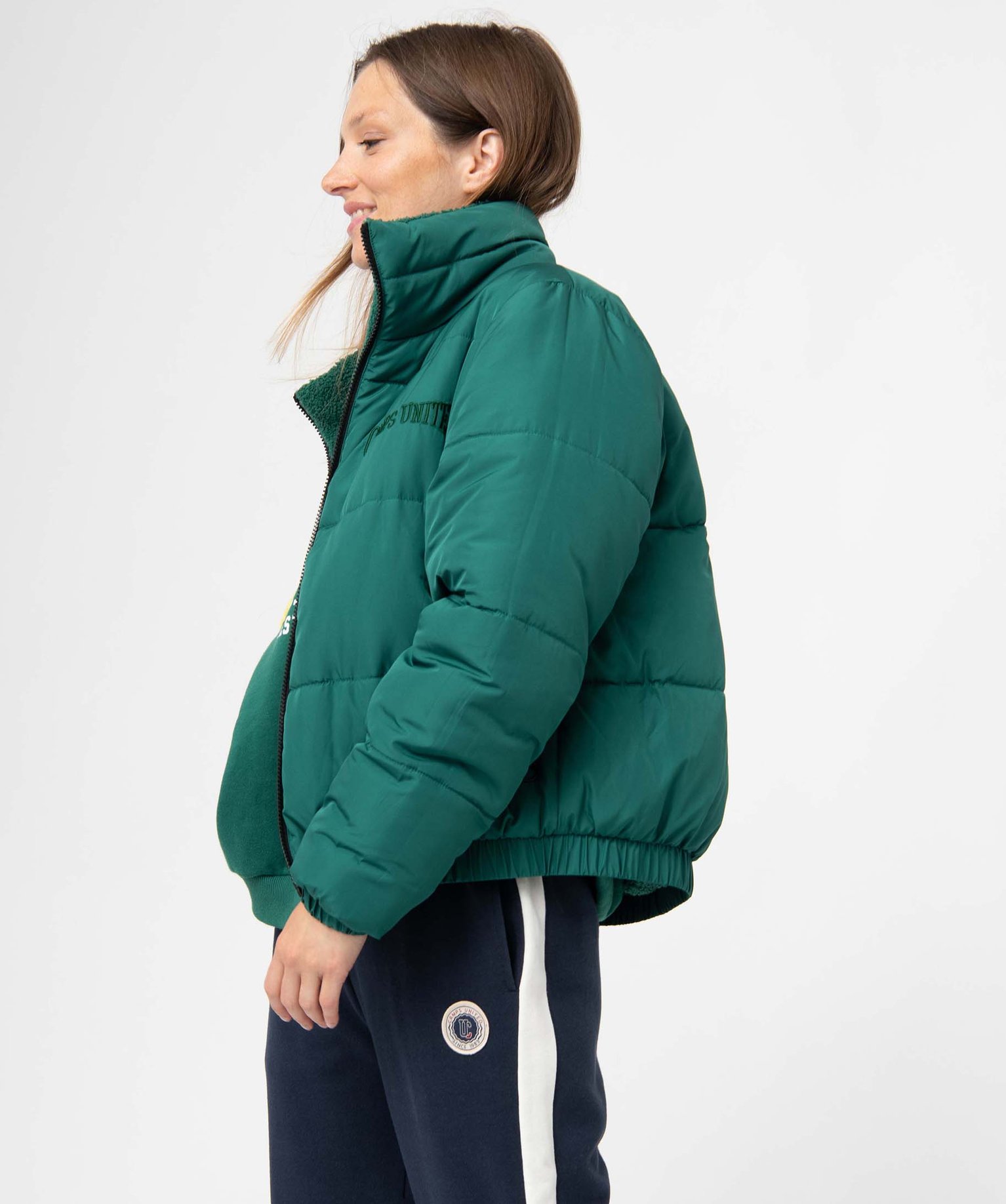 Blouson femme réversible - Camps United vert | GEMO