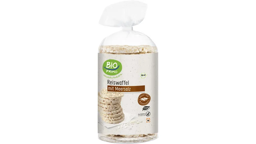 BIO PRIMO Bio Reiswaffeln mit Meersalz 100 g