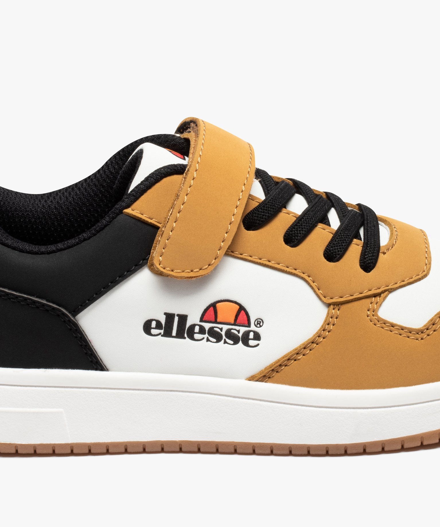 Baskets tricolores avec fermeture scratch Garçon - Ellesse blanc | GEMO