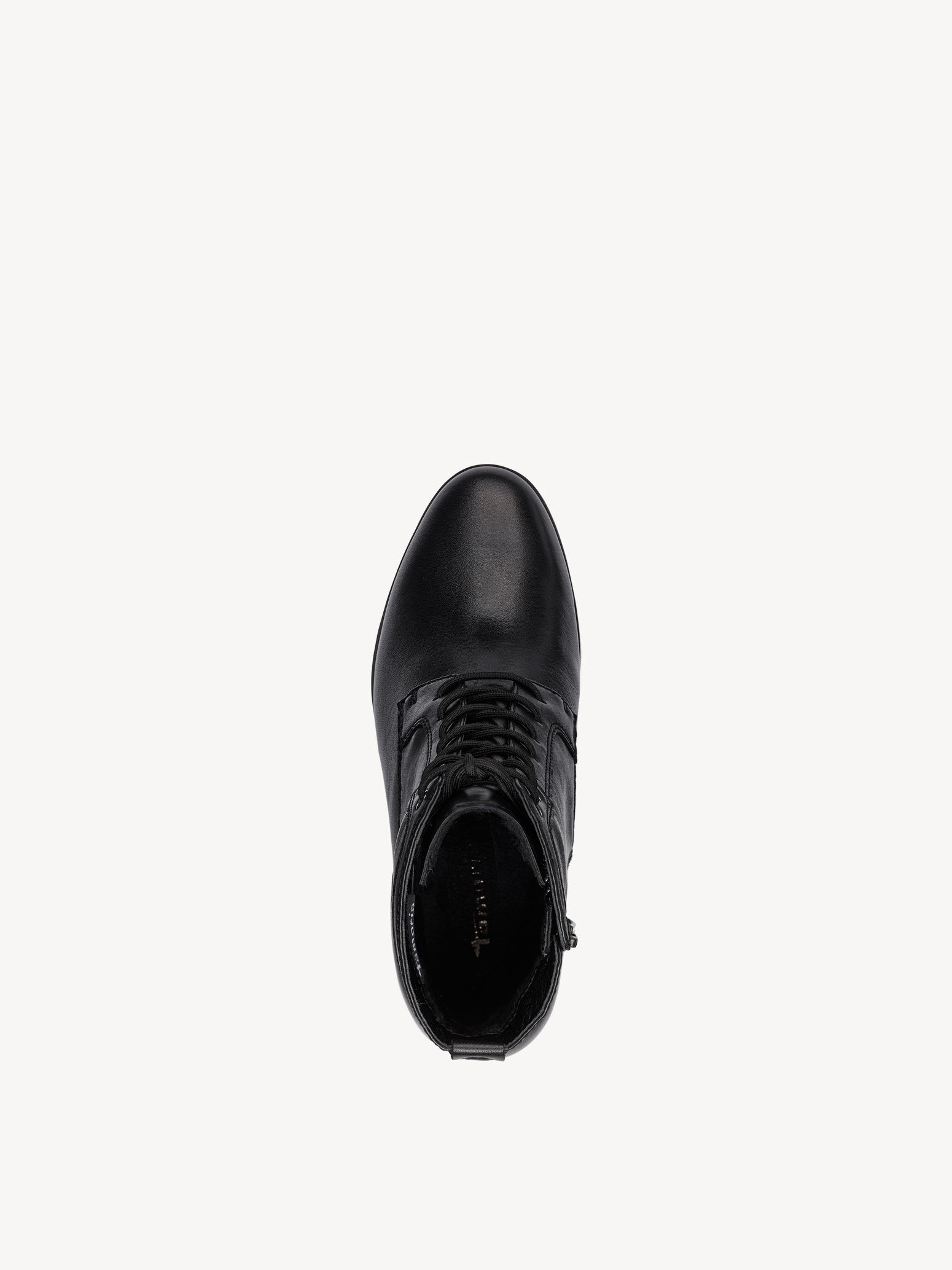 Bottine en cuir - noir