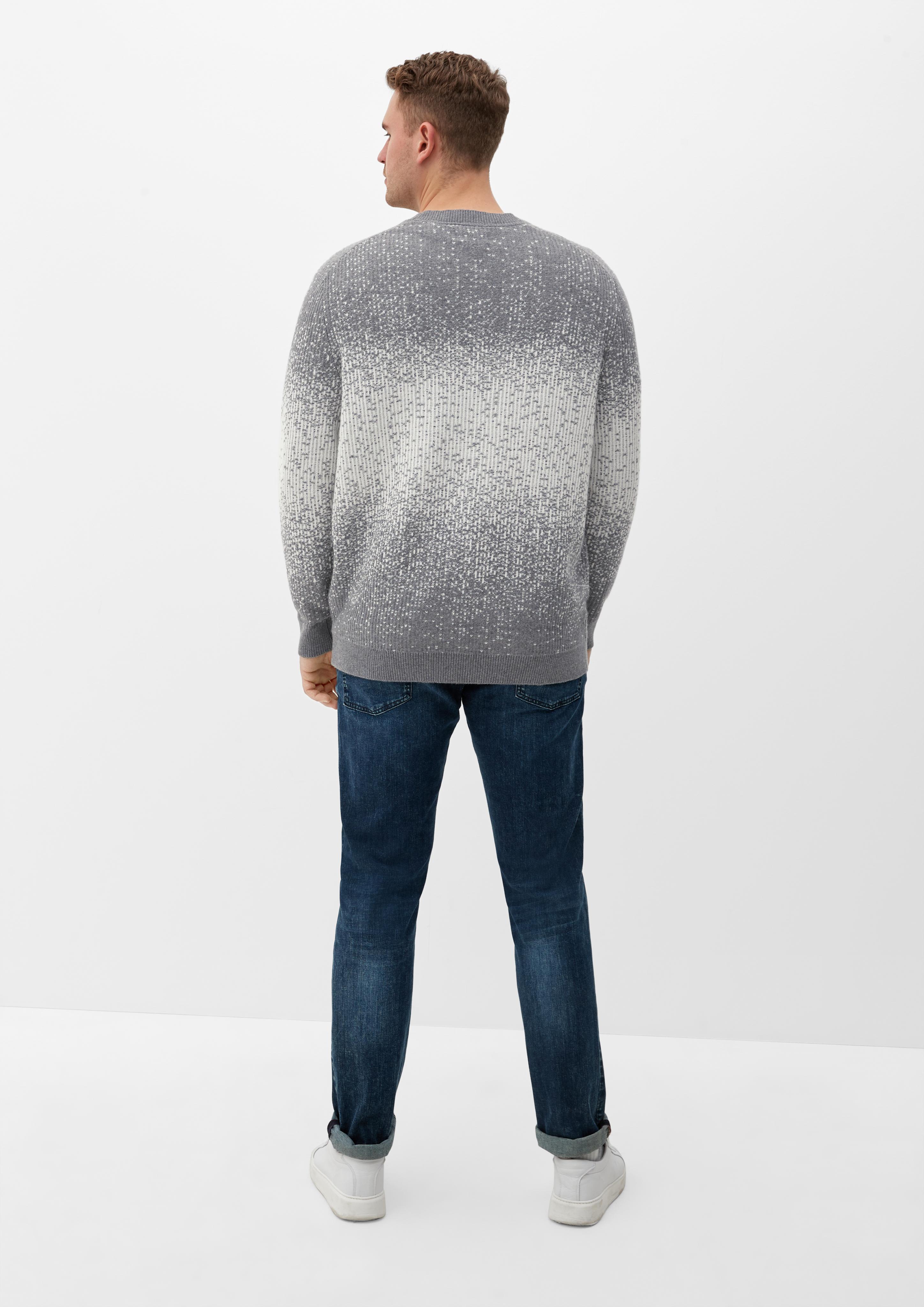Strickpullover im Jacquard-Design  2128122-97X1
