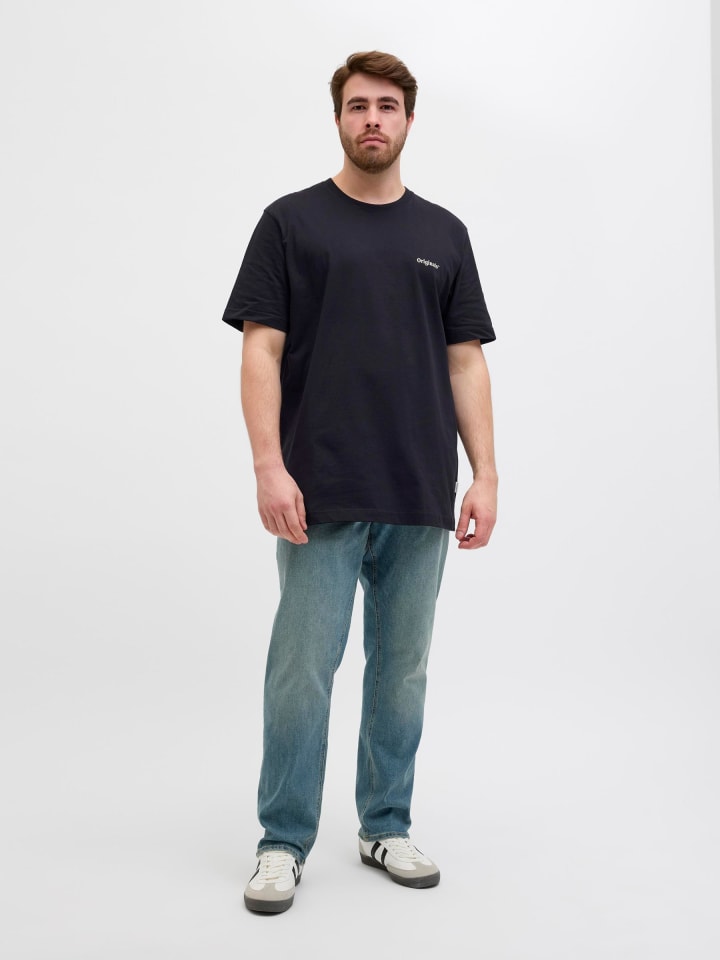 JACK & JONES PLUS T-shirt in Black günstig kaufen