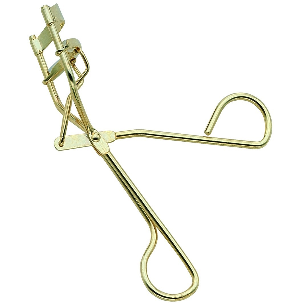 Wimpernformer. vergoldet. 11 cm