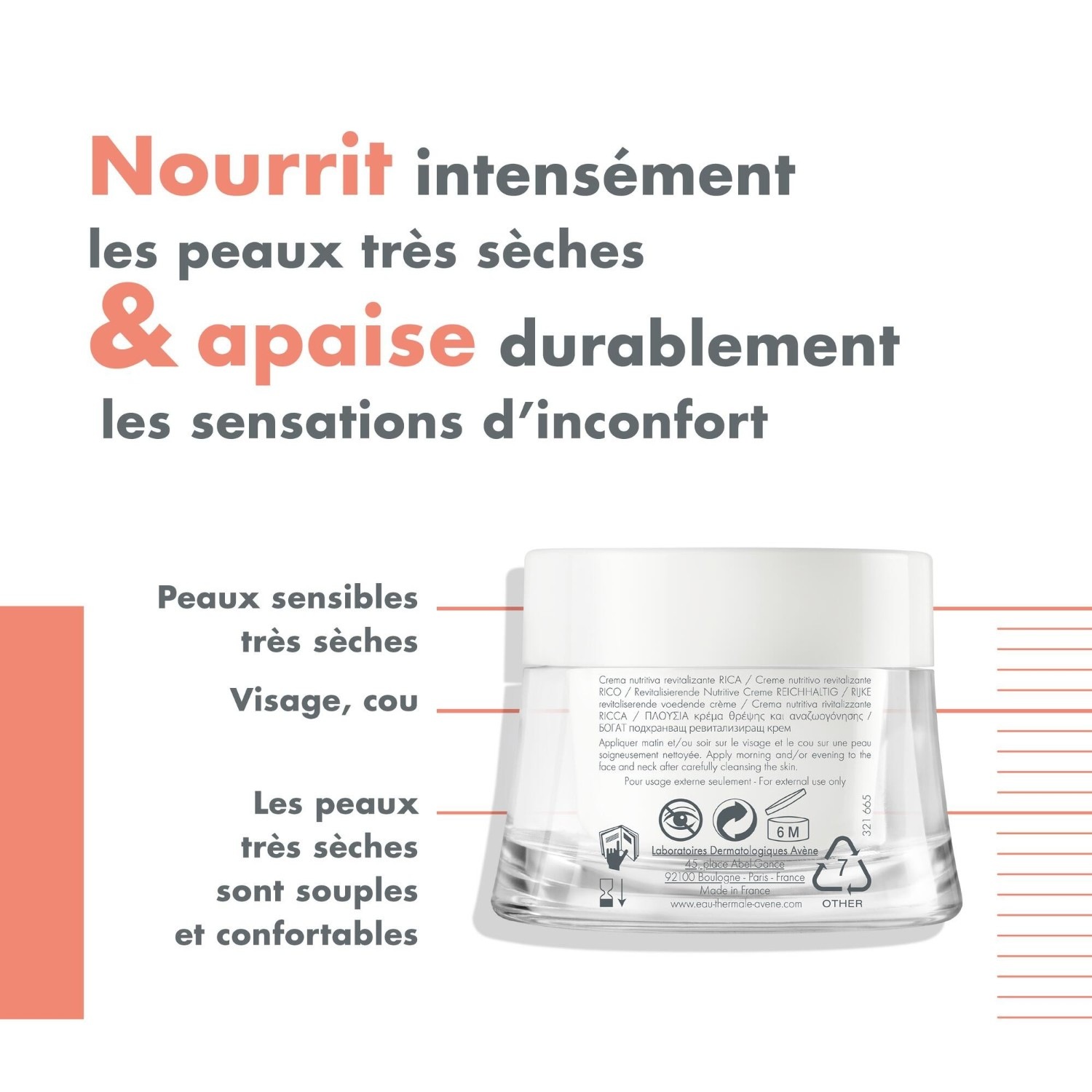Avène Rich revitalizirajoča hranilna krema
