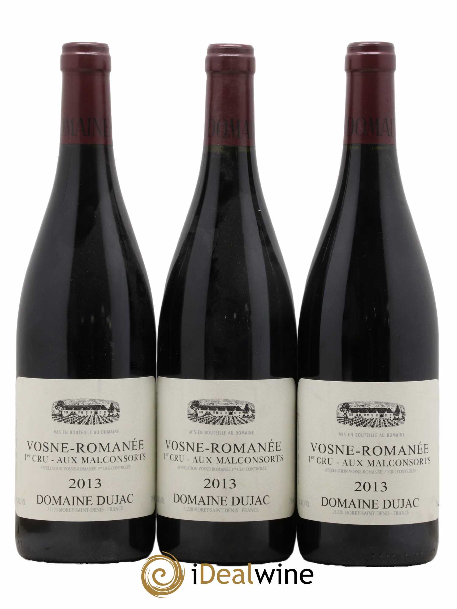 Vosne-Romanée 1er Cru Aux Malconsorts Dujac (Domaine)  2013 - Lot de 3 Bouteilles
