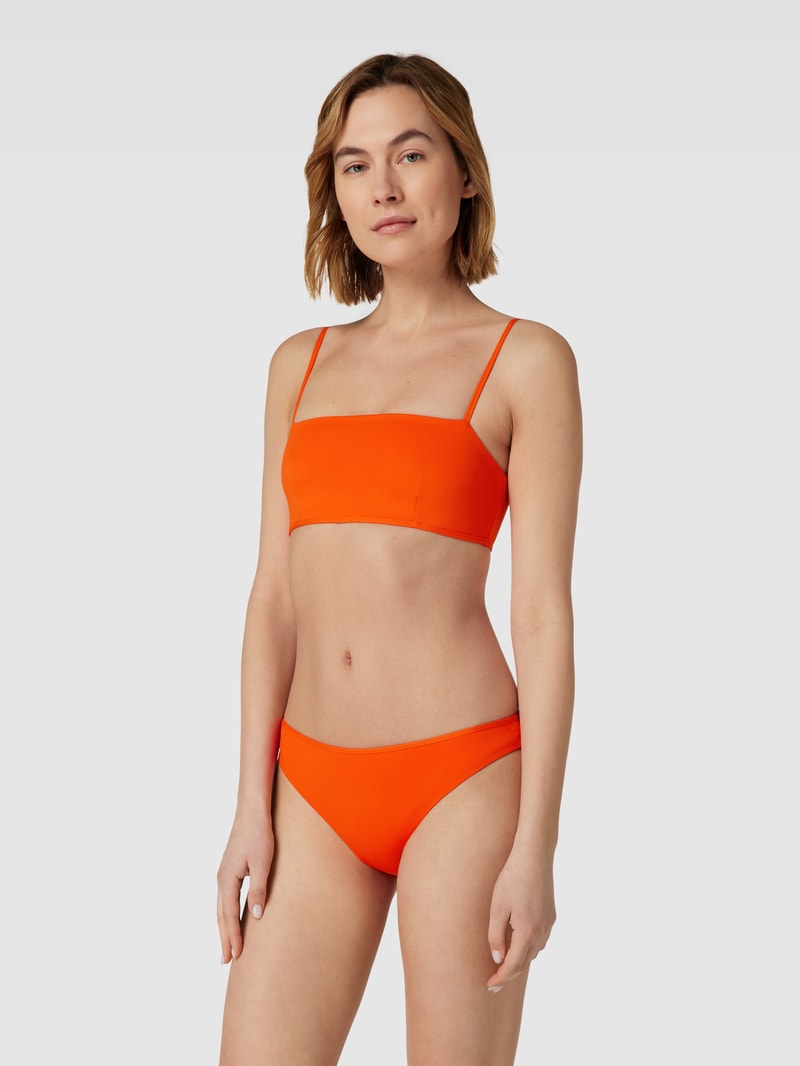 Bikini-Oberteil mit Spaghettiträgern Modell 'EASYTOP' in orange