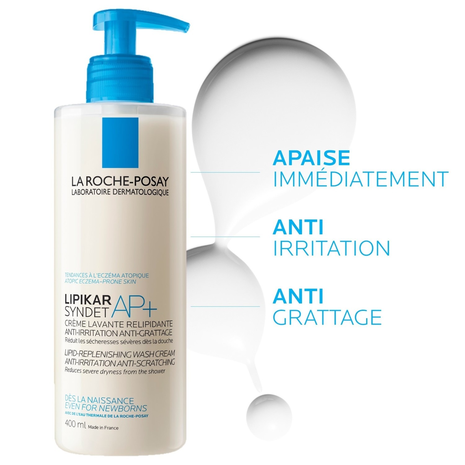 La Roche-Posay Lipikar Syndet AP+ Lipid-Replenishing Cleansing Cream 200ml