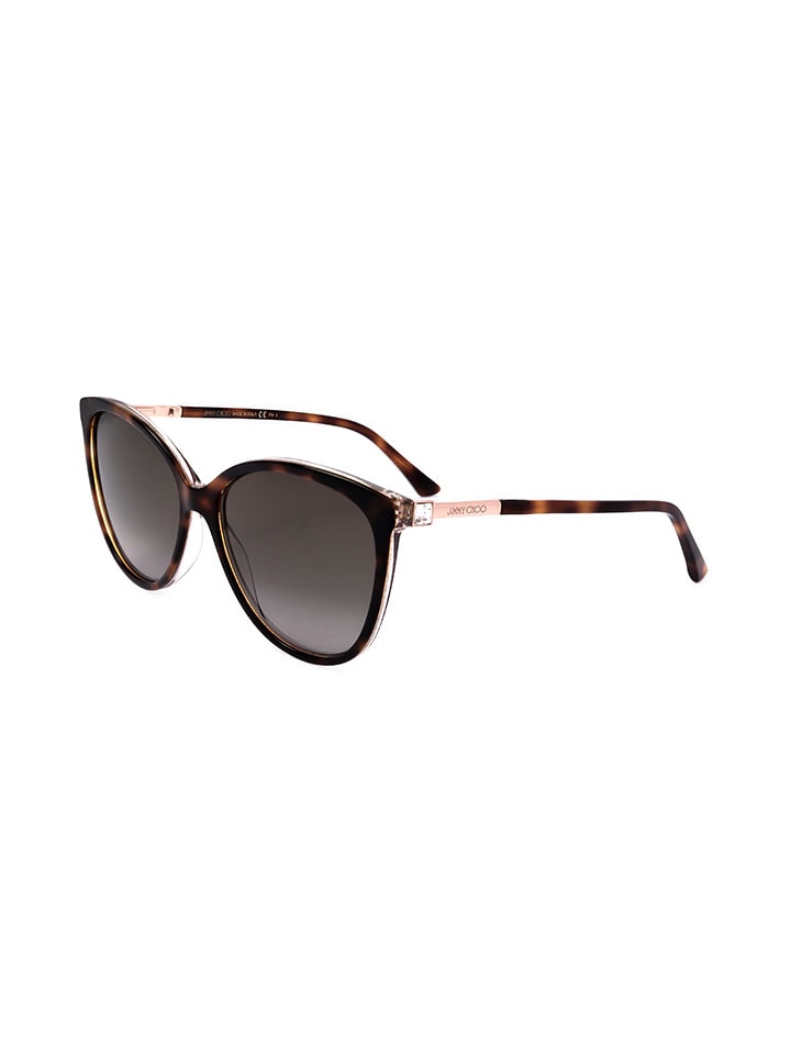 Jimmy Choo Damen-Sonnenbrille in Havana günstig kaufen 58