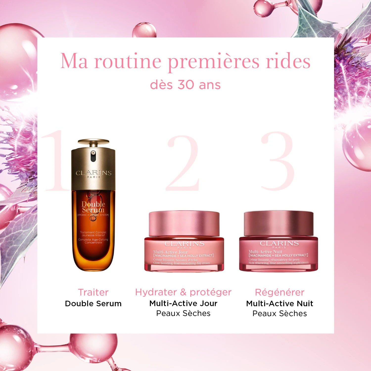 Clarins Smoothing Cream, Radiance Booster – Skóra sucha