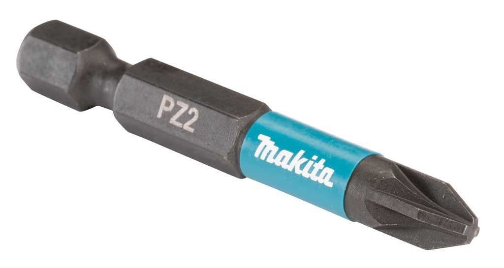 Makita Accessories E-12413 Bit de șurubelniță cu impact negru PZ2 x 50 mm, 10 bucăți