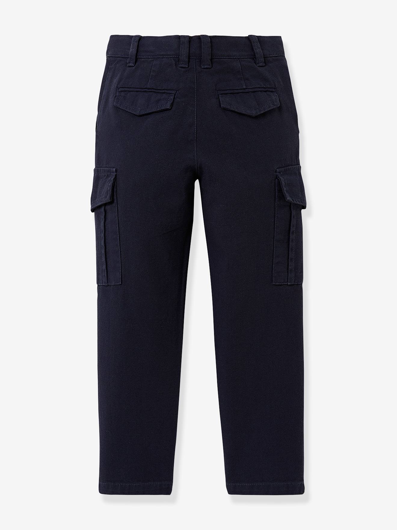 Pantalon battle garçon CYRILLUS marine