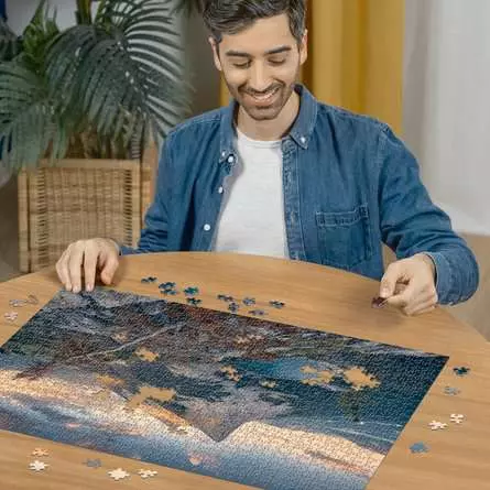 Puzzle 1000 Teile - Abends in den Rocky Mountains