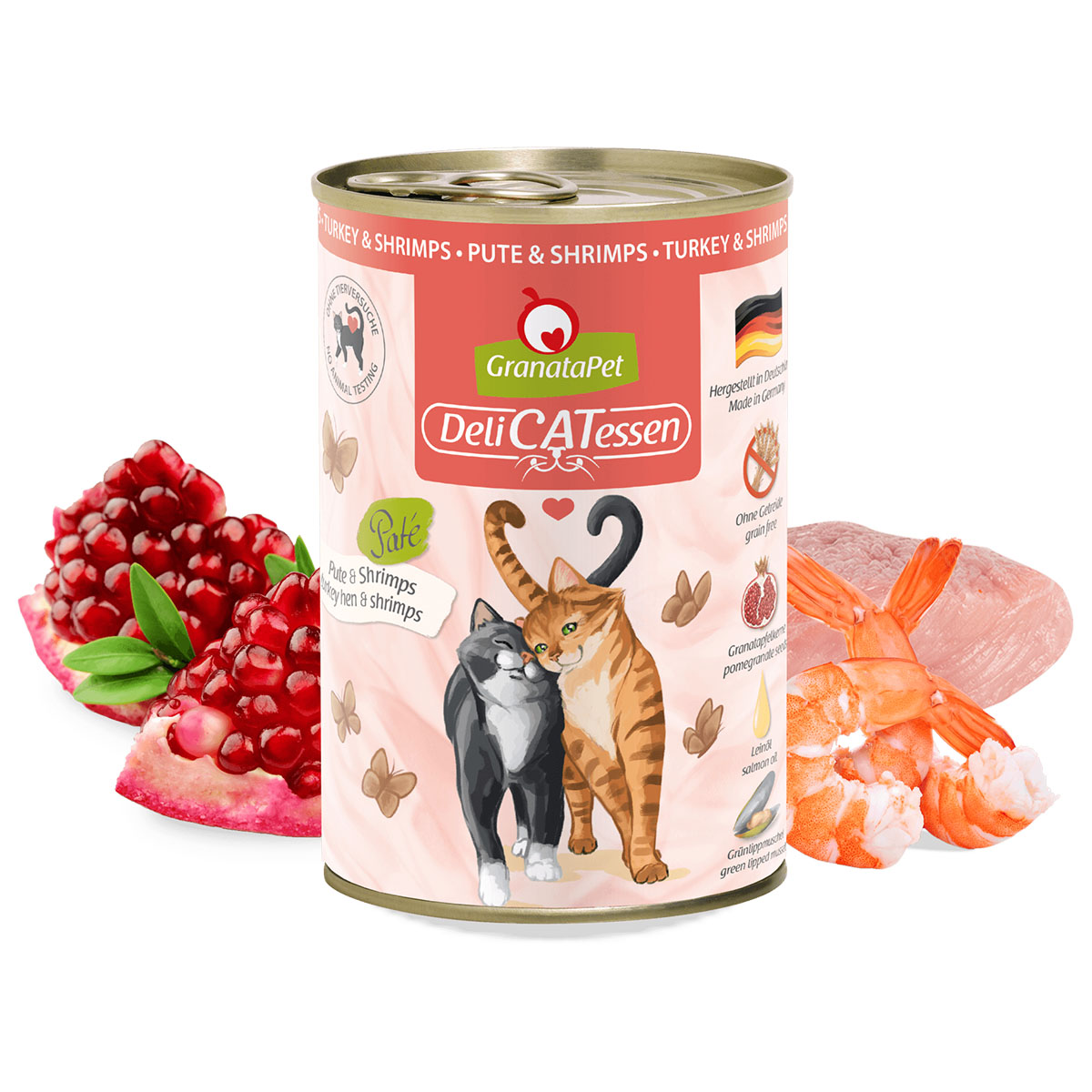 GranataPet Katze - Delicatessen Dose Pute & Shrimps bei ZooRoyal