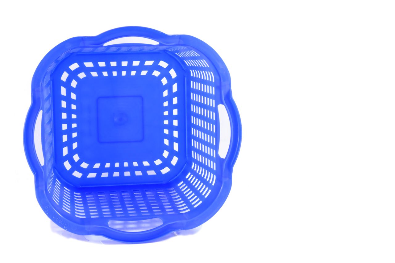 GreenLife Uni-Korb 25 kg, 10 Stück, drehstapelbar, blau