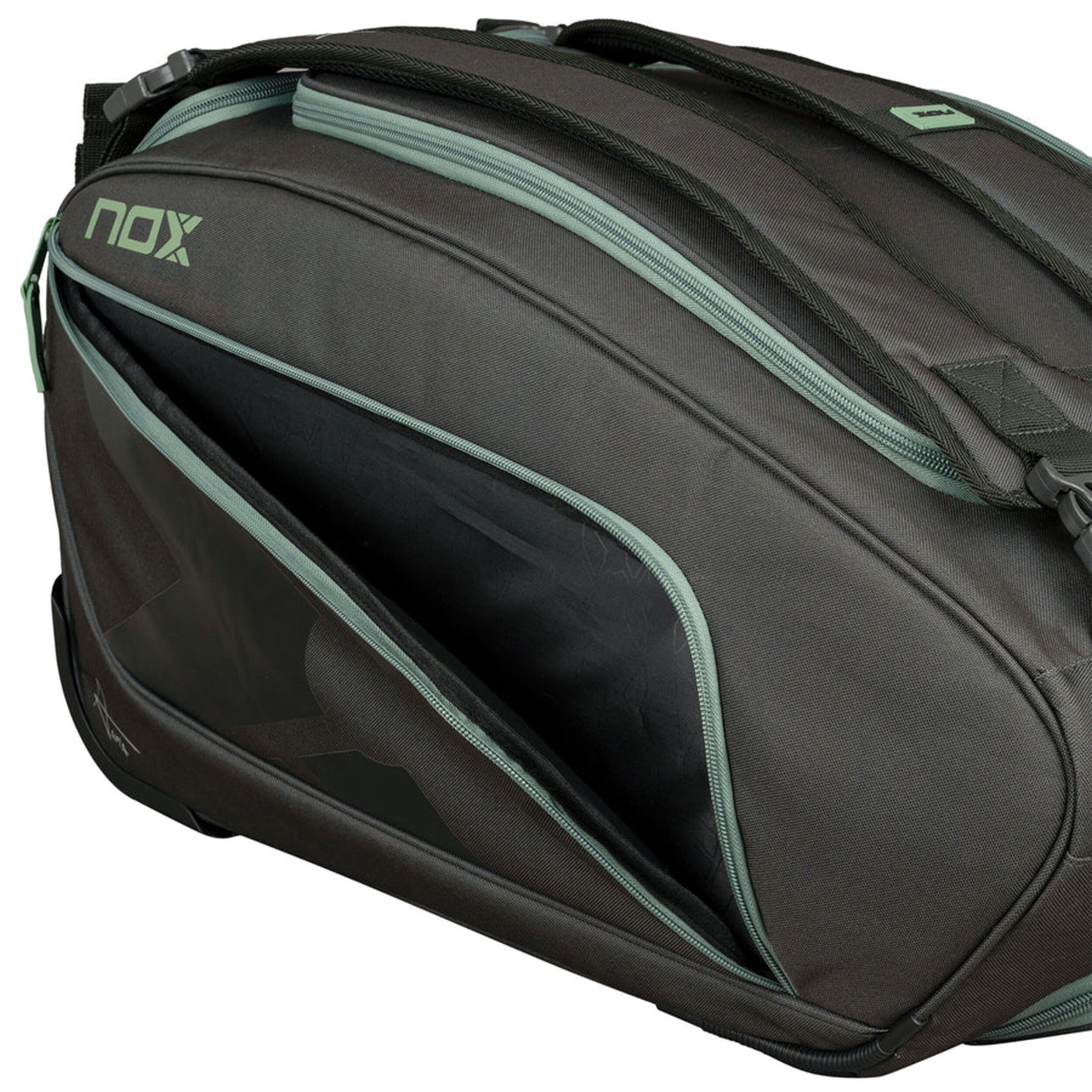 AT10 Competition Padelschlägertasche - Schwarz, Oliv