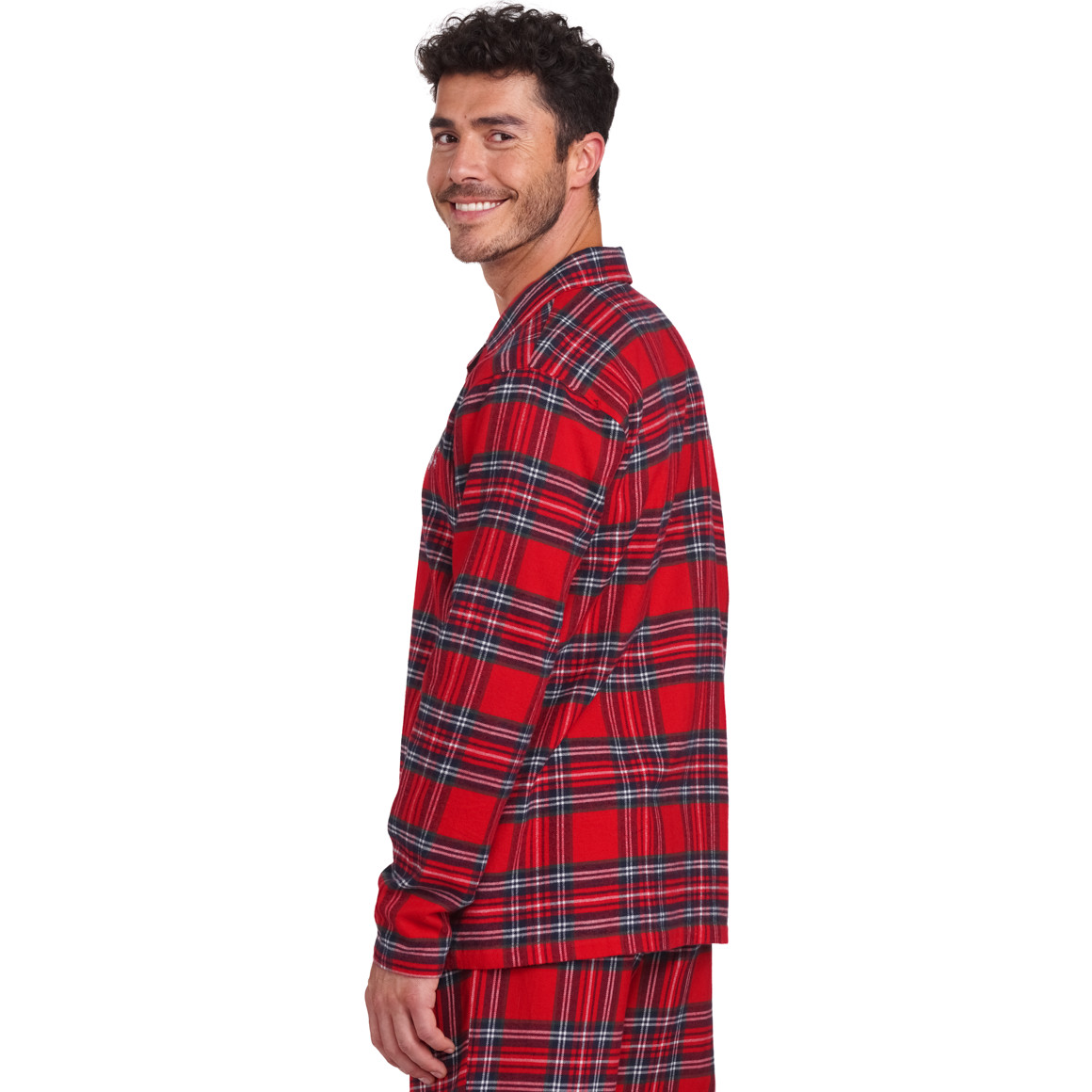 Micky Maus Weihnachtsschlafanzug zweiteilig rot / dunkelblau