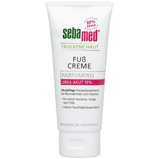 SEBAMED Trockene Haut Parfumfrei Fußcreme Urea10%  100 ml  Creme
