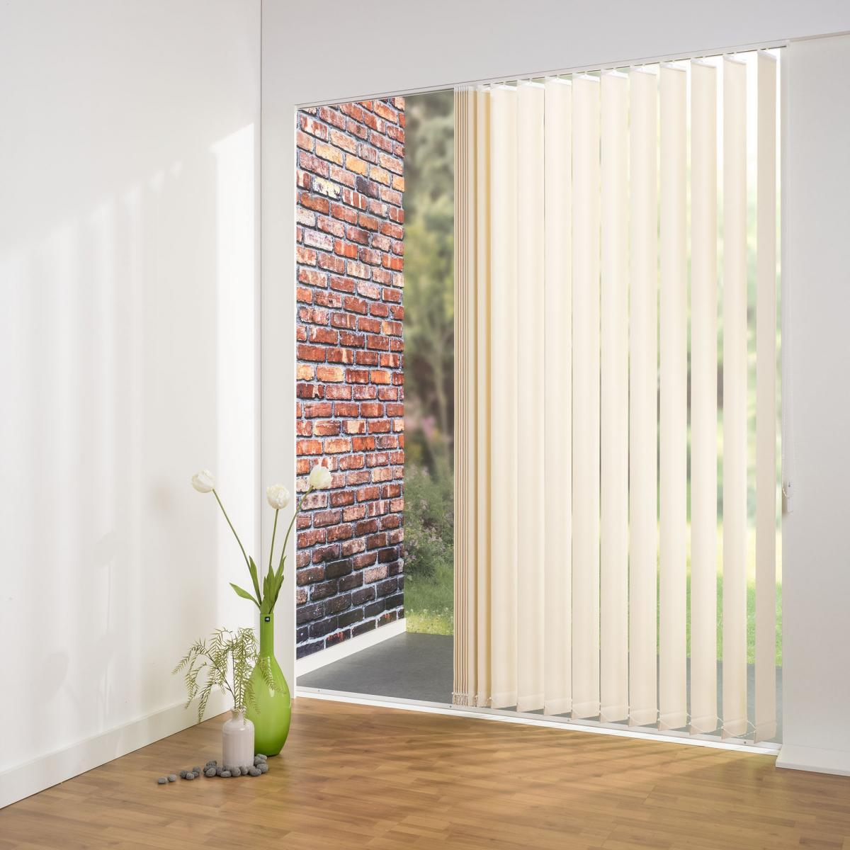 Bella Casa Schiebevorhang 100 x 180 cm sand 127 mm Polyester