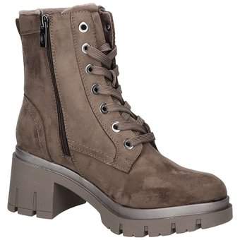 Tom Tailor Schnür Boots in beige