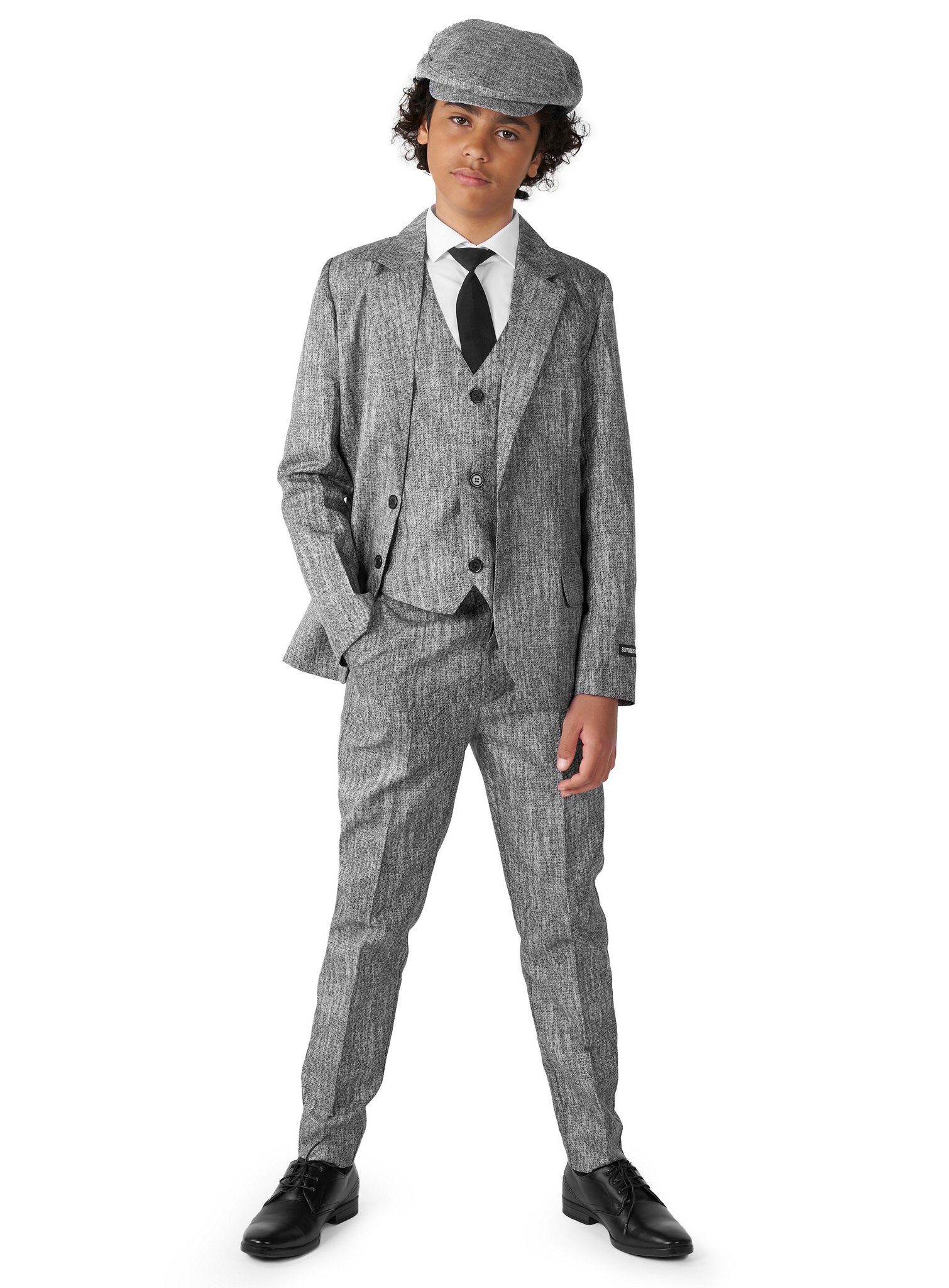 Opposuits Kostüm SuitMeister 20s Gangster, Kostümanzug mit Weste im Stil der 20er Jahre