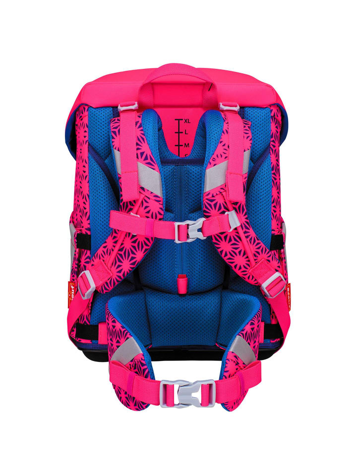Scout Sunny II Neon Safety Schulranzen-Set 4-teilig in pink glow günstig kaufen onesize