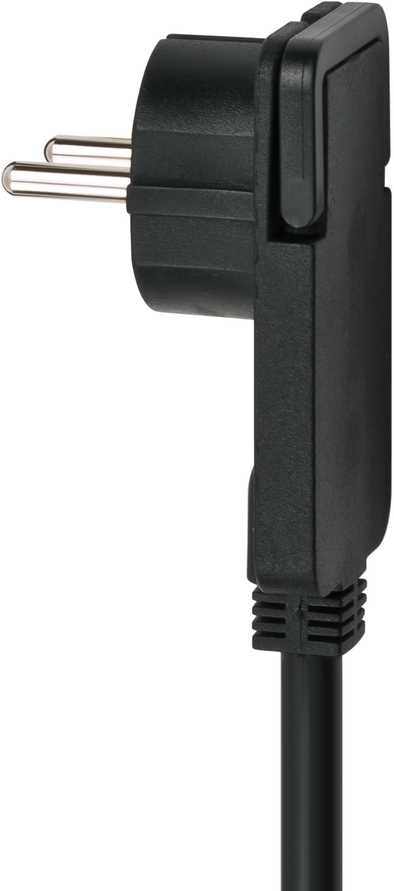 Brennenstuhl 1168980020 Prelungitor din plastic de înaltă calitate cu mufă plată 2m H05VV-F3G1.5 negru