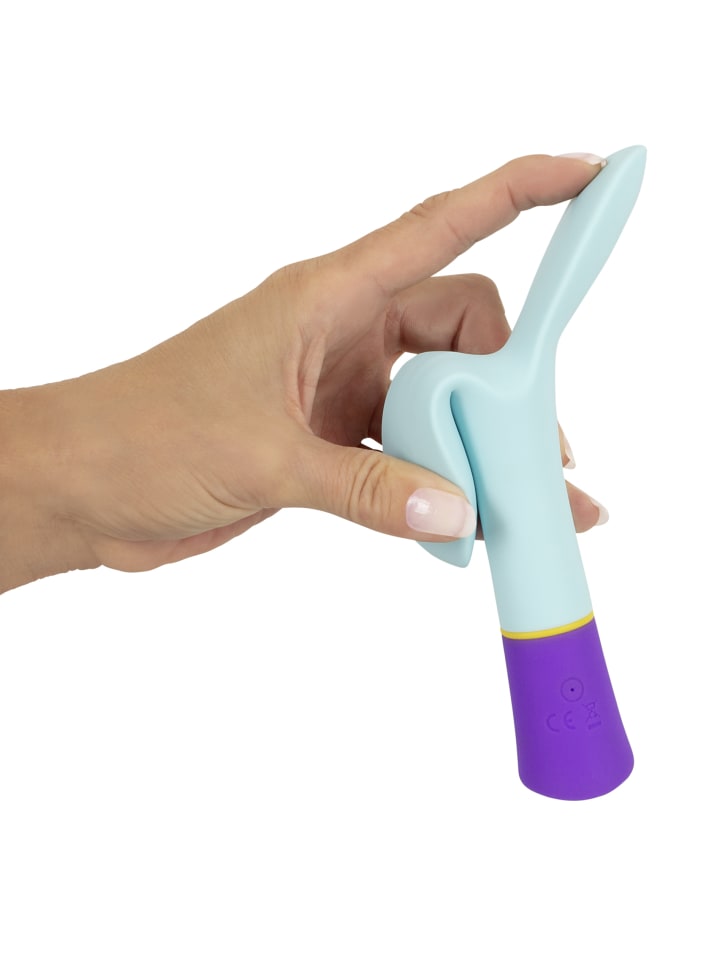You2Toys Vibrator double vibrator in Türkis/Lila/Gelb günstig kaufen 18 cm