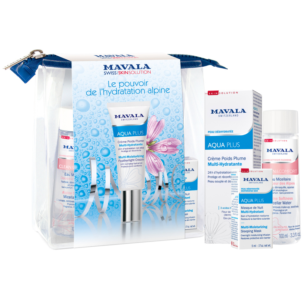 Mavala Trousse Festive AQUA PLUS Routine de soins Multi-Hydratants