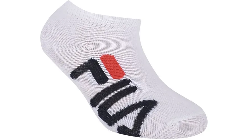 FILA Kinder Kurzsocken Invisible 3er Pack WHITE