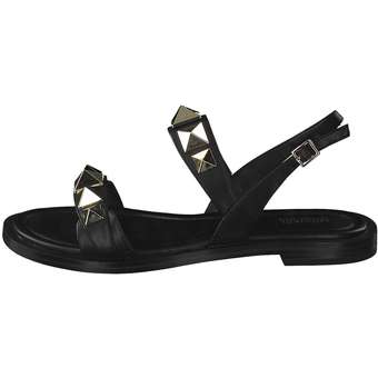 Michael Kors Wren Flat Sandal in schwarz