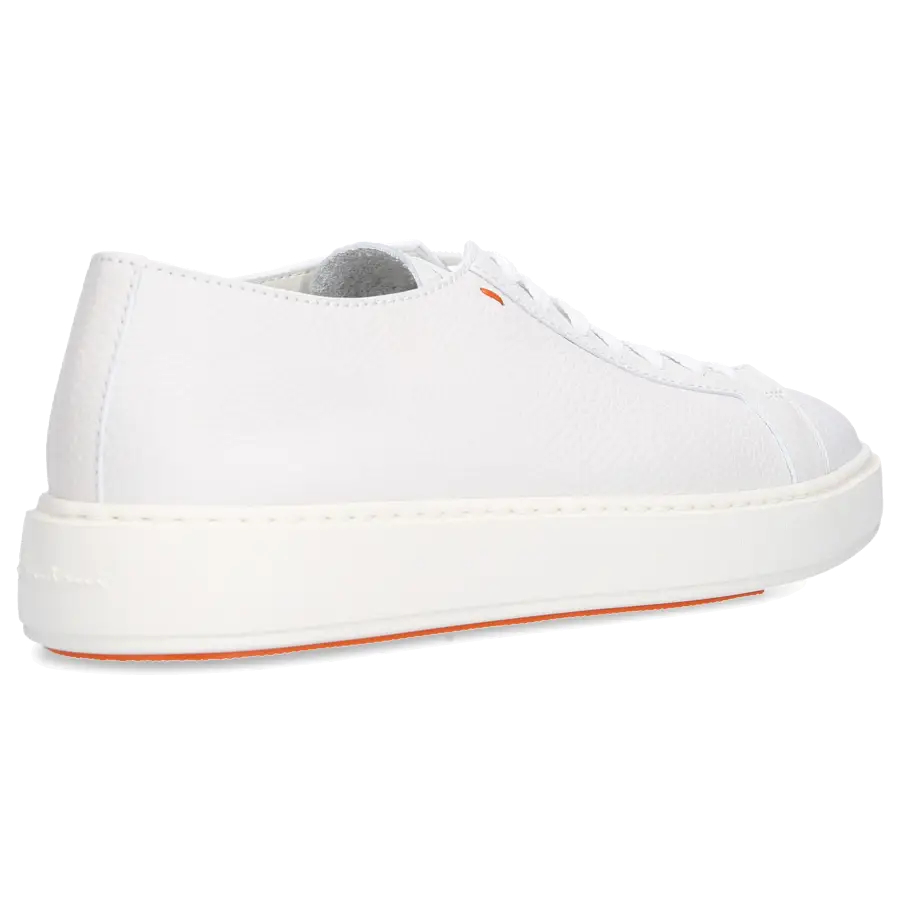 Santoni - Sneaker low 21430 Kalbsleder - weiß
