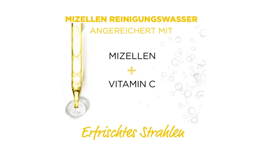 Garnier Skin Active Mizellen Reinigungswasser Vitamin C für müde Haut 400 ml