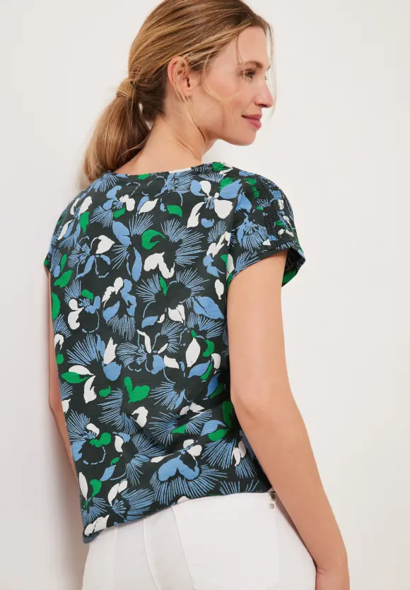 CECIL Blumenprint T-Shirt