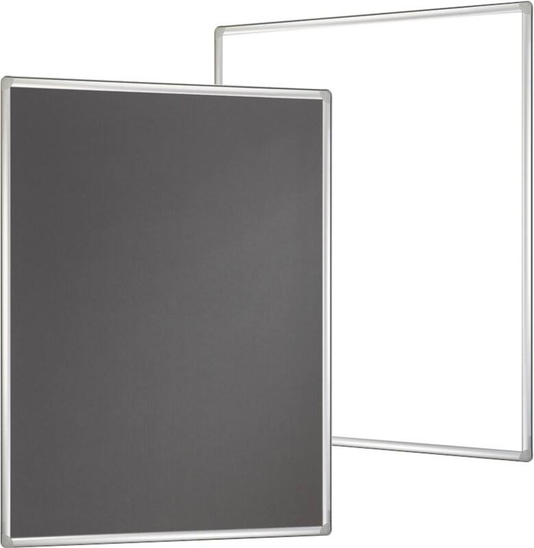 Franken Combination PRO Stellwandtafel  Doppelseitige Wandmontage Magnetisch Lackierter Stahl 900 x 1200mm