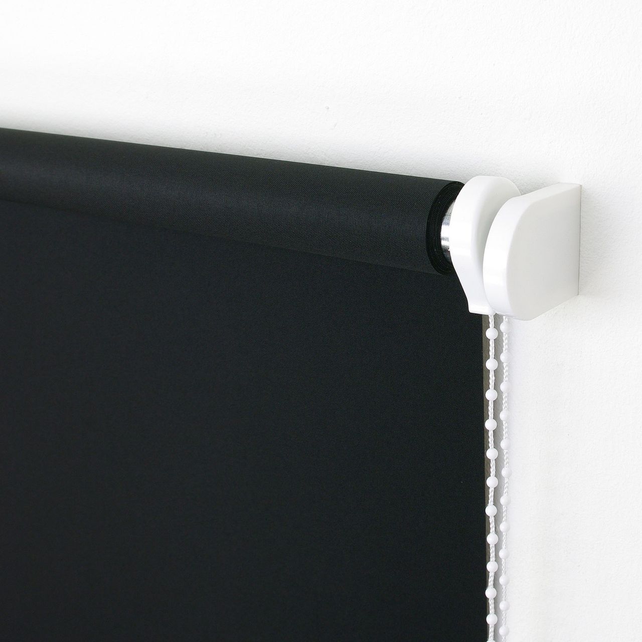 Bella Casa Seitenzugrollo, Kettenzugrollo, 180 x 62 cm, schwarz