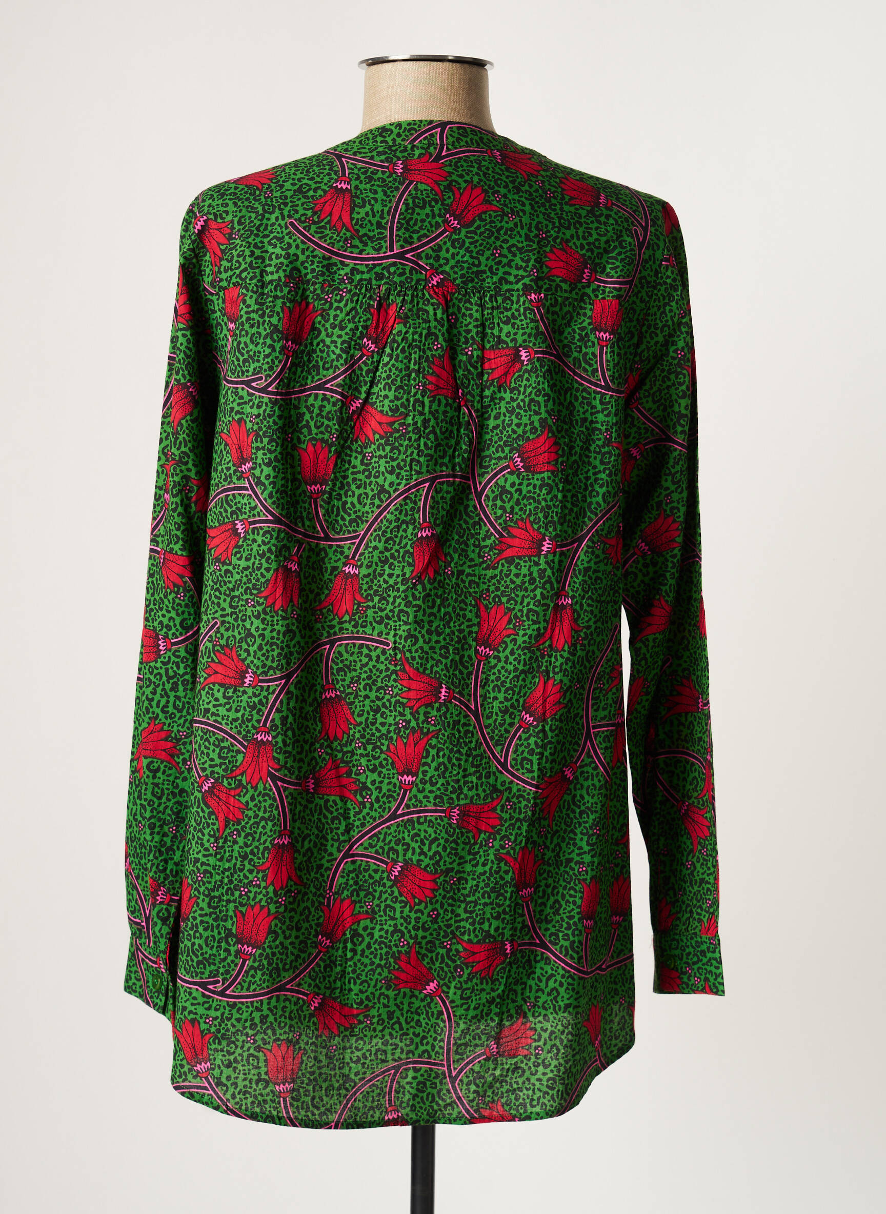 Agathe   Louise Tuniquemanchelongue Femme couleur vert
