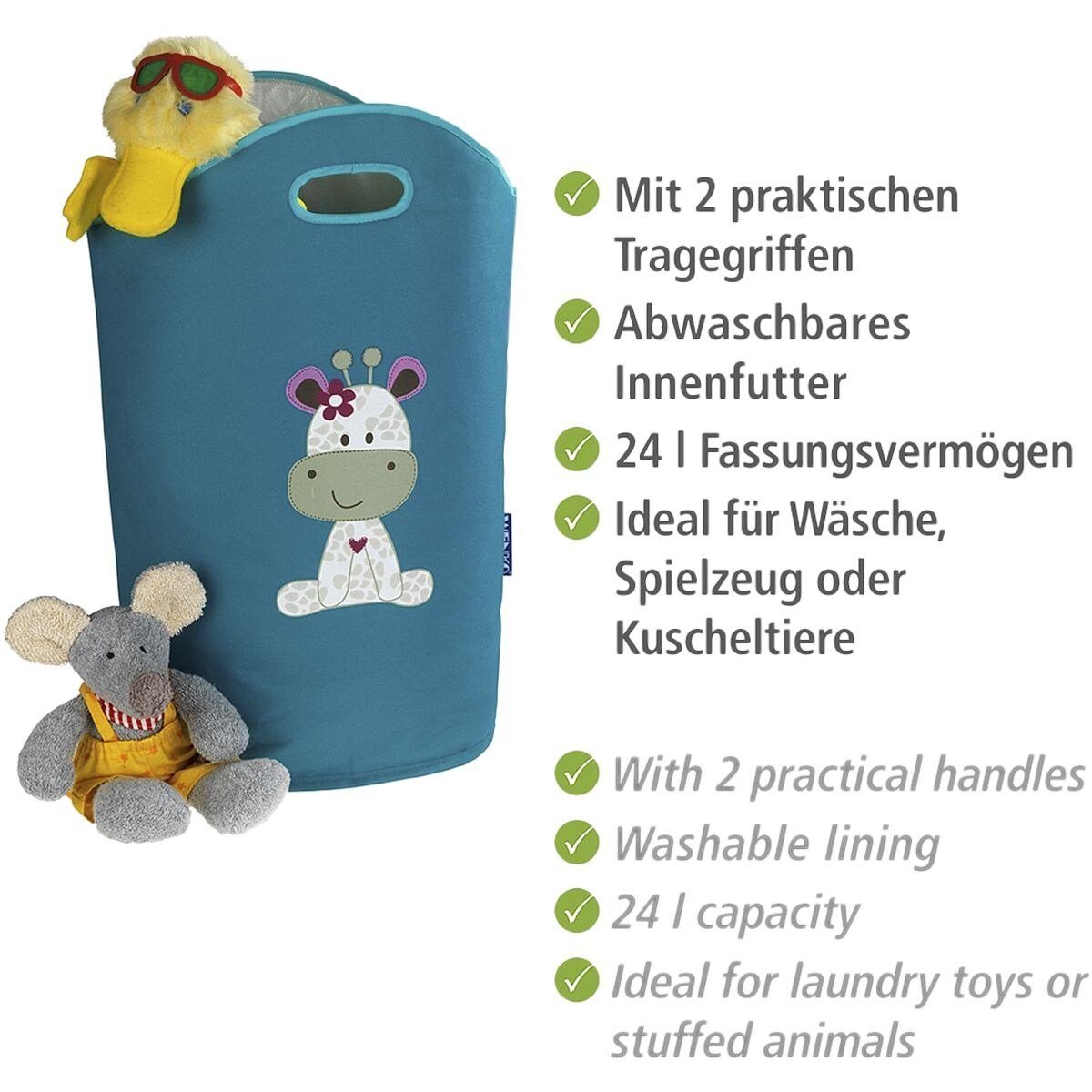 WENKO Wäschekorb Kids Greta, 24 Liter