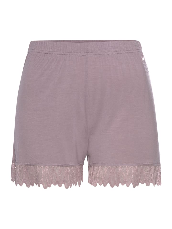 LASCANA Schlafshorts in mauve günstig kaufen