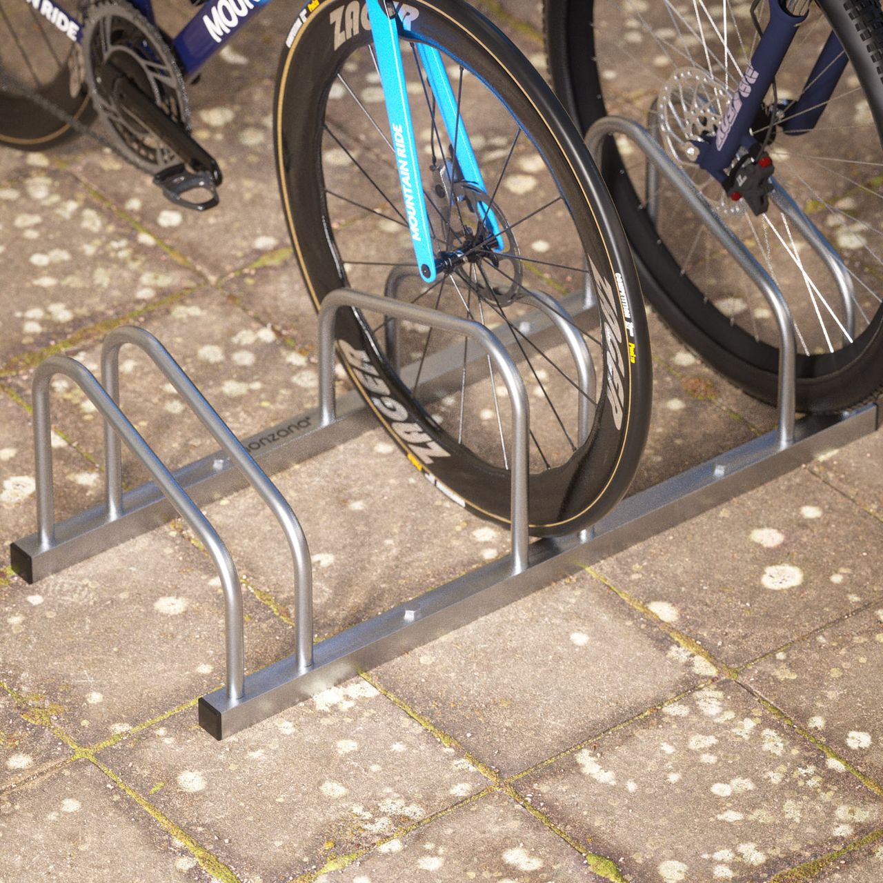 Casaria monzana® Fahrradständer 3er 71x32x27cm