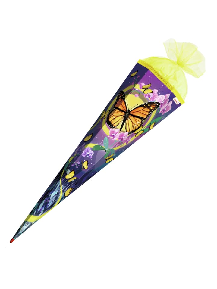 ROTH Schultüte groß Schmetterling 85 cm in Bunt günstig kaufen onesize