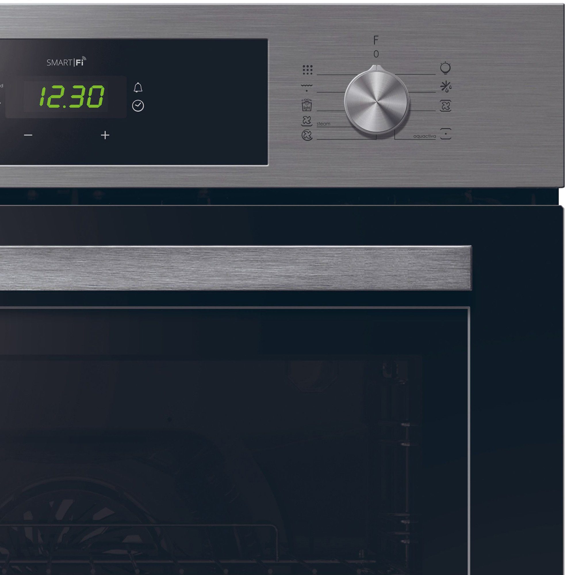 Candy Einbaubackofen FCT896XS WIFI, mit 1-fach-Teleskopauszug, Pyrolyse-Selbstreinigung, Pyrolyse, Display mit Touch Bedienung, WiFi Funktion