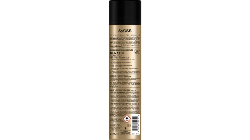 syoss Haarspray Keratin Haltegrad 4 400 ml