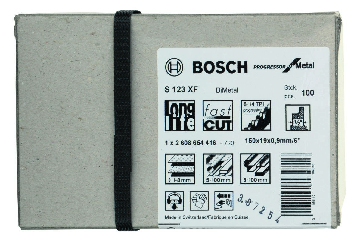 Bosch Blue Accessories 2608654416 S123XF bajonettsagblad for metall 150 mm 100 deler