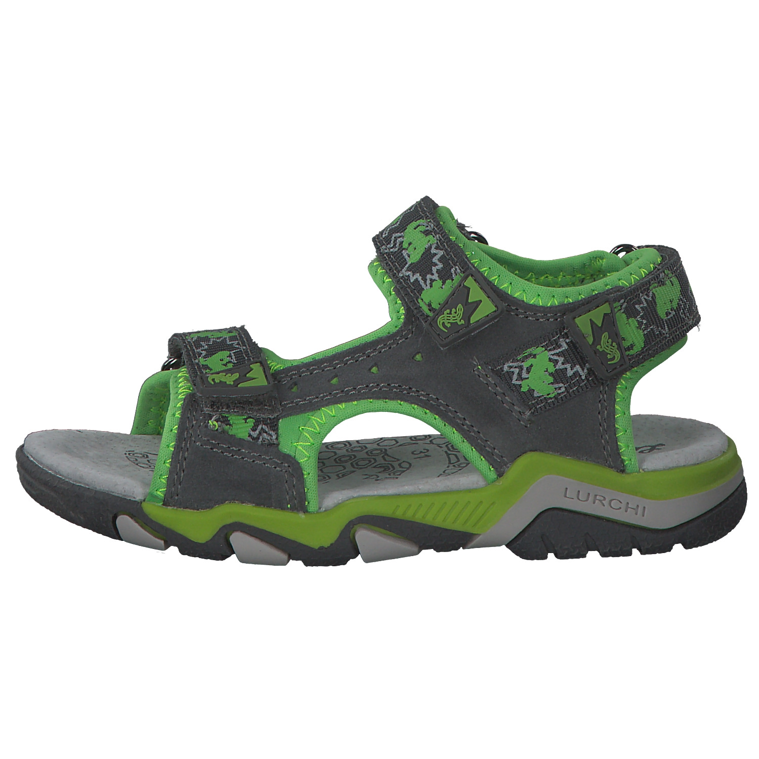 Salamander Brian 21210, Sandalen (Kinder), Kinder, Grün (Dk Grey Green)